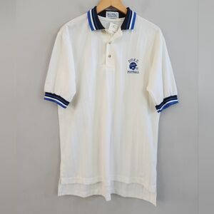 Vintage Duke Blue Devils Golf Polo Shirt Football Men's Size Medium USA Made